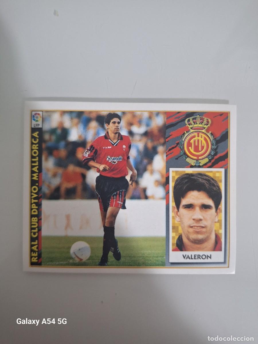 Cromos de f&uacute;tbol: COLOCA VALERON MALLORCA ESTE 97 98 SIN PEGAR