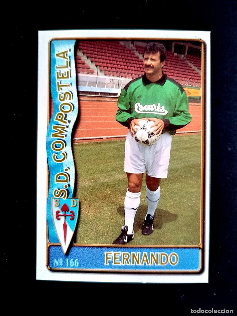 Cromos de f&uacute;tbol: 166 FERNANDO - S.D. COMPOSTELA - MUNDICROMO 96/97