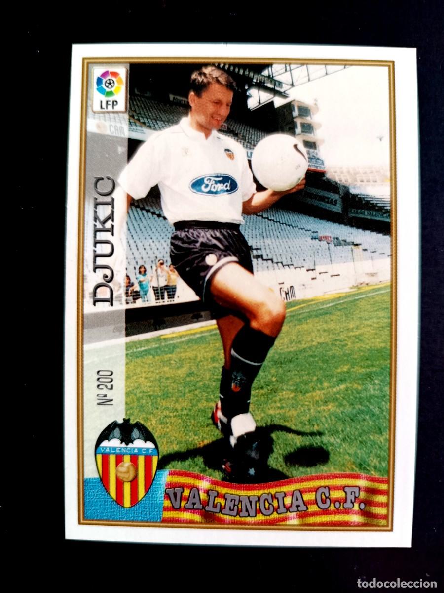 Cromos de f&uacute;tbol: 200 DJUKIC - VALENCIA C.F. - MUNDICROMO 97/98