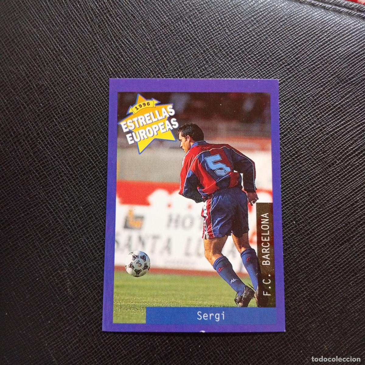 Cromos de f&uacute;tbol: 45 SERGI BARCELONA PANINI ESTRELLAS EUROPEAS 1996 CROMO FUTBOL 96 - A33 PG45