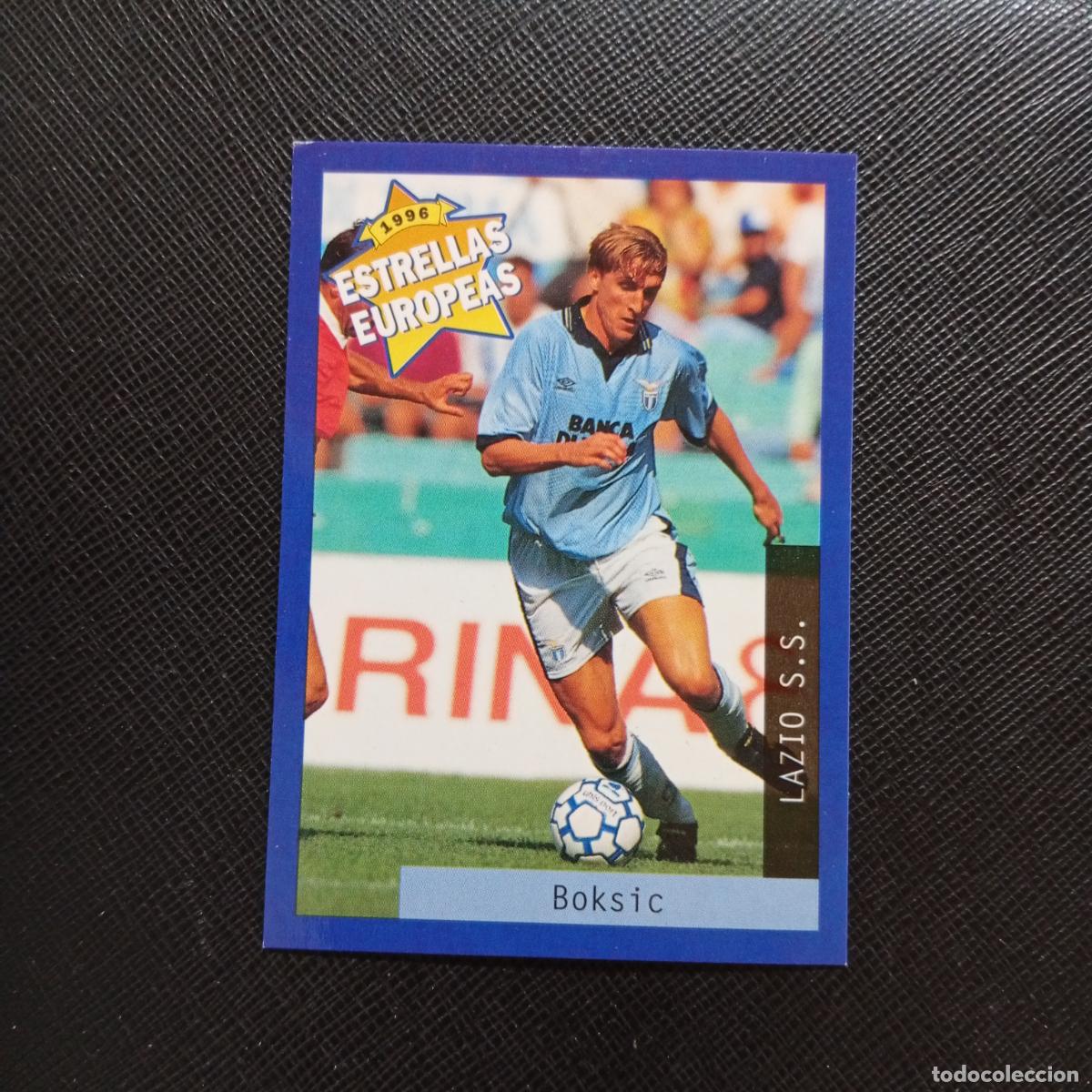 Cromos de f&uacute;tbol: 109 BOKSIC LAZIO PANINI ESTRELLAS EUROPEAS 1996 CROMO FUTBOL 96 - A33 PG45