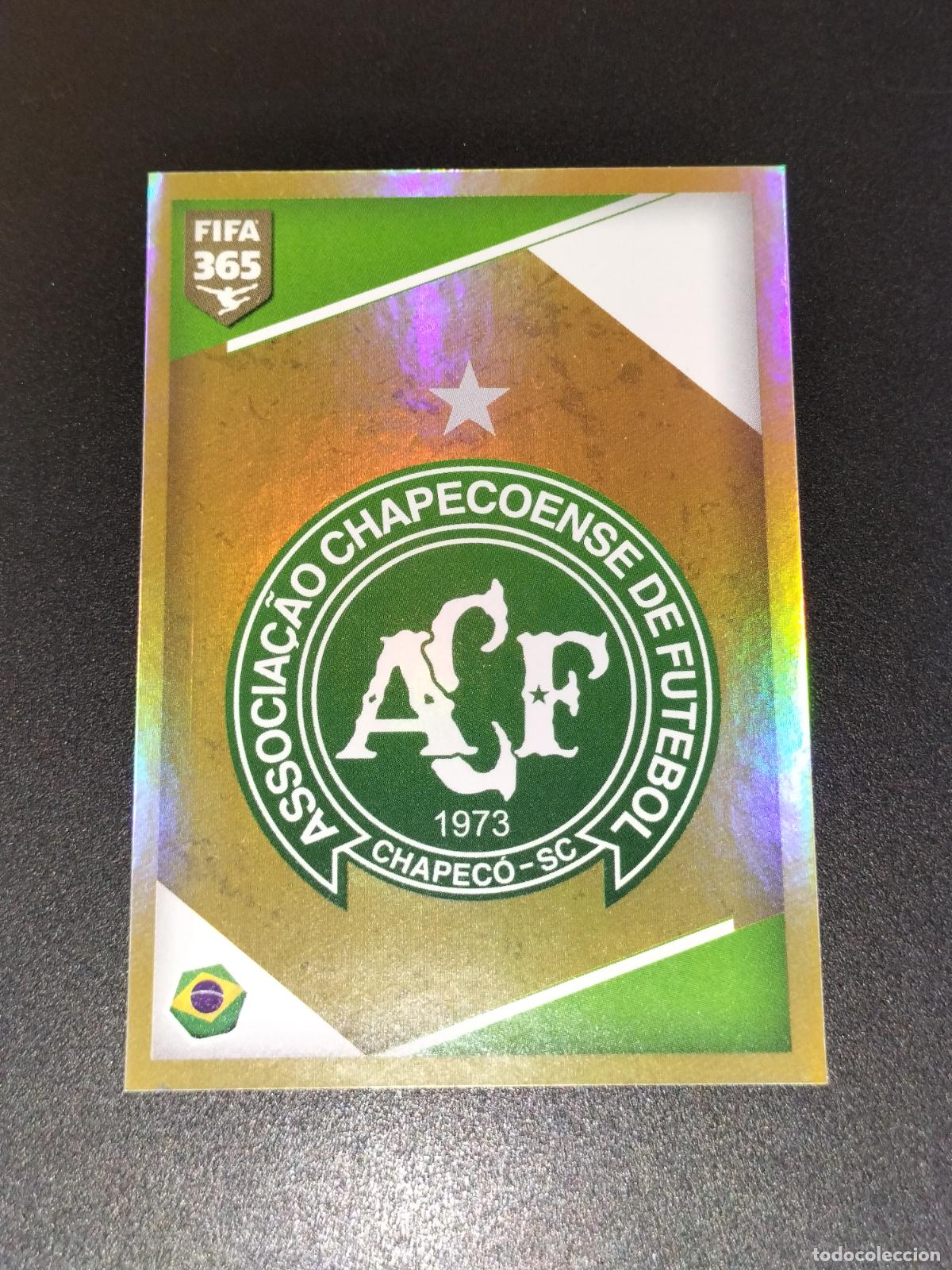Cromos de f&uacute;tbol: 65 ESCUDO LOGO CHAPECOENSE STICKER FIFA 365 2017 2018 17 18 PANINI