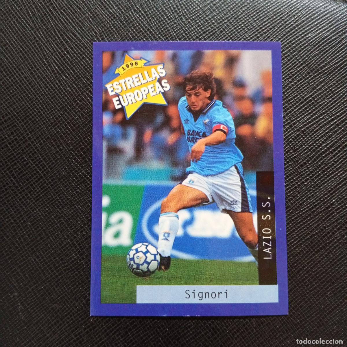 Cromos de f&uacute;tbol: 108 SIGNORI LAZIO PANINI ESTRELLAS EUROPEAS 1996 CROMO FUTBOL 96 - A33 PG43