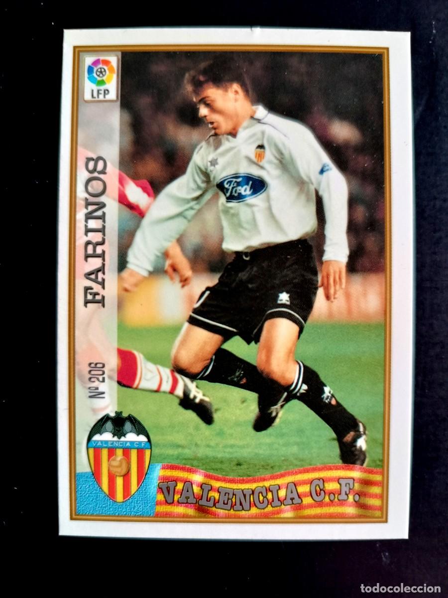 Cromos de f&uacute;tbol: 206 FARIN&Oacute;S - VALENCIA C.F. - MUNDICROMO 97/98