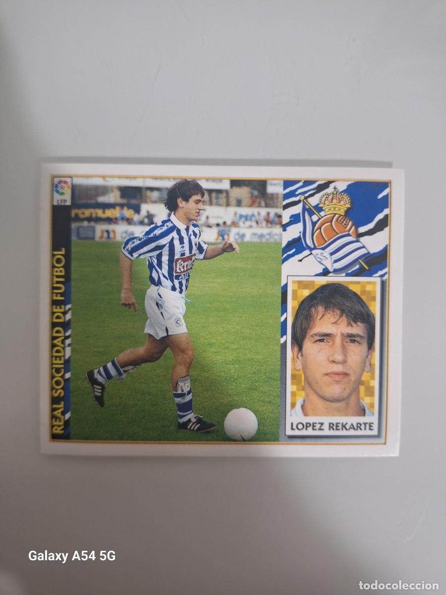 Cromos de f&uacute;tbol: COLOCA LOPEZ REKARTE R.SOCIEDAD ESTE 97 98 SIN PEGAR