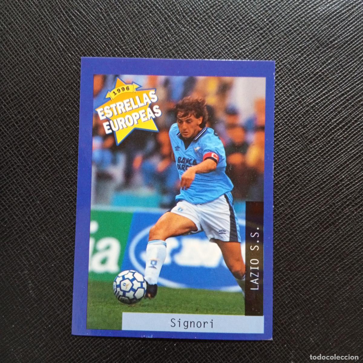 Cromos de f&uacute;tbol: 108 SIGNORI LAZIO PANINI ESTRELLAS EUROPEAS 1996 CROMO FUTBOL 96 - A33 PG45