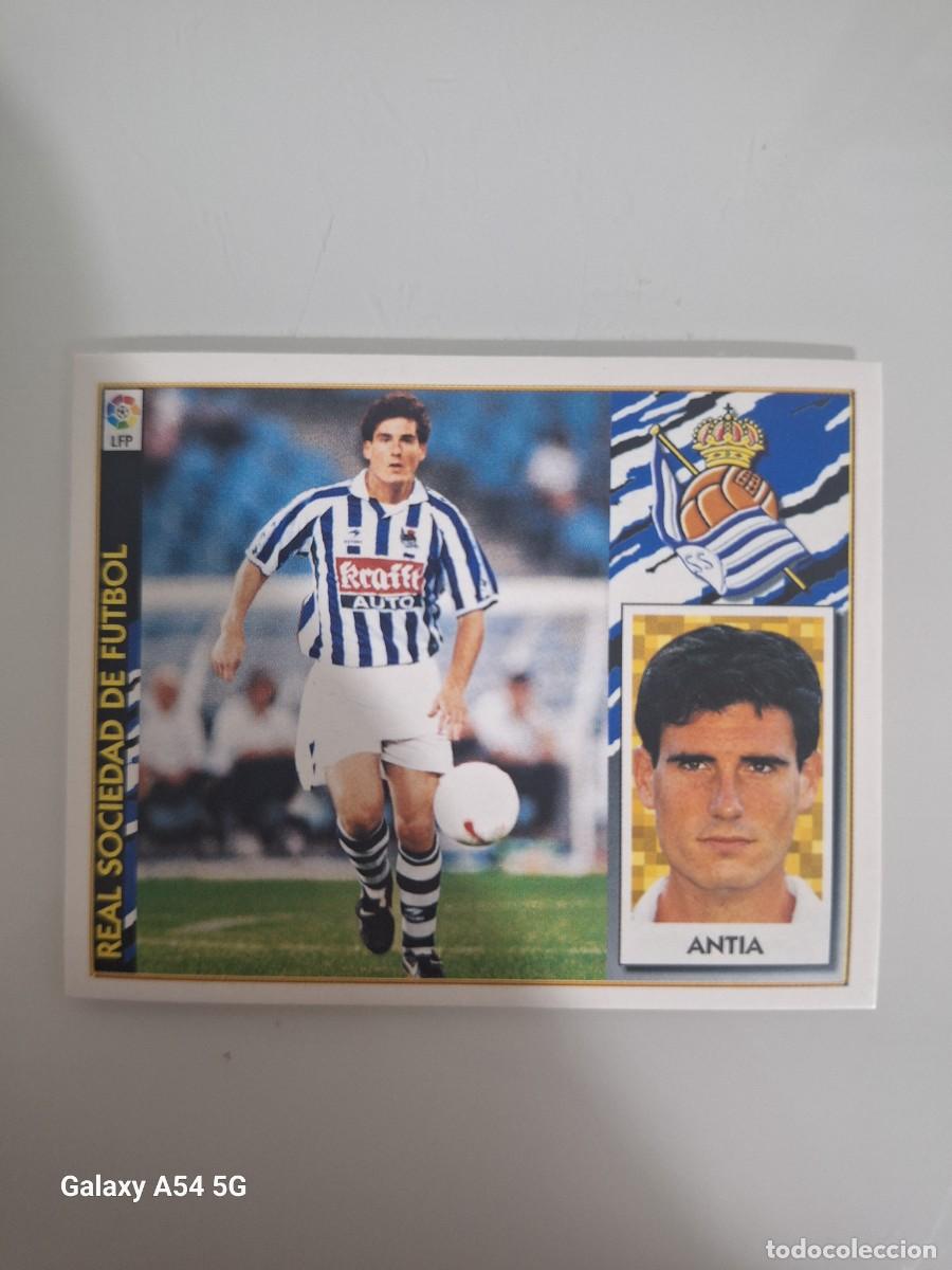 Cromos de f&uacute;tbol: COLOCA ANTIA R.SOCIEDAD ESTE 97 98 SIN PEGAR