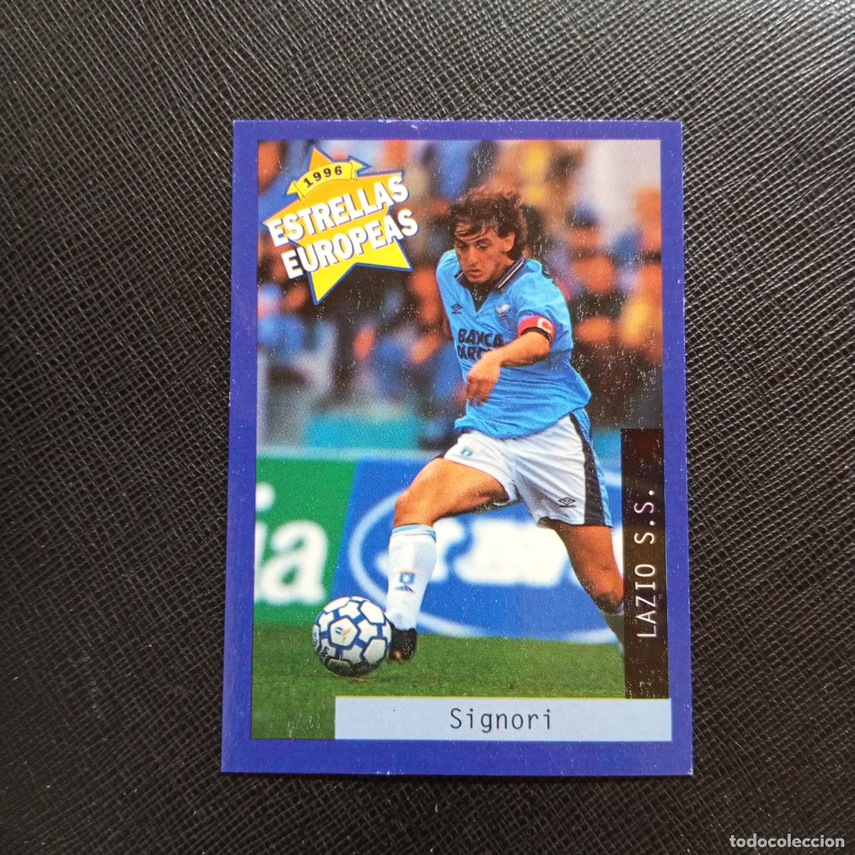 Cromos de f&uacute;tbol: 108 SIGNORI LAZIO PANINI ESTRELLAS EUROPEAS 1996 CROMO FUTBOL 96 - A33 PG45 B