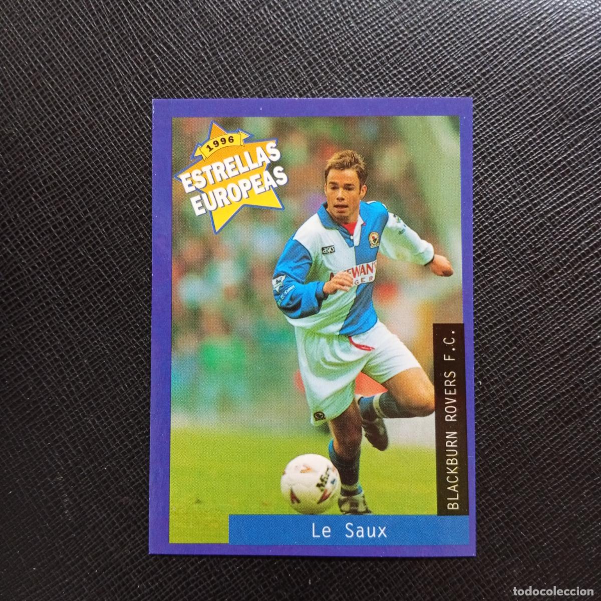 Cromos de f&uacute;tbol: 37 LE SAUX BLACKBURN ROVERS PANINI ESTRELLAS EUROPEAS 1996 CROMO FUTBOL 96 - A33 PG45