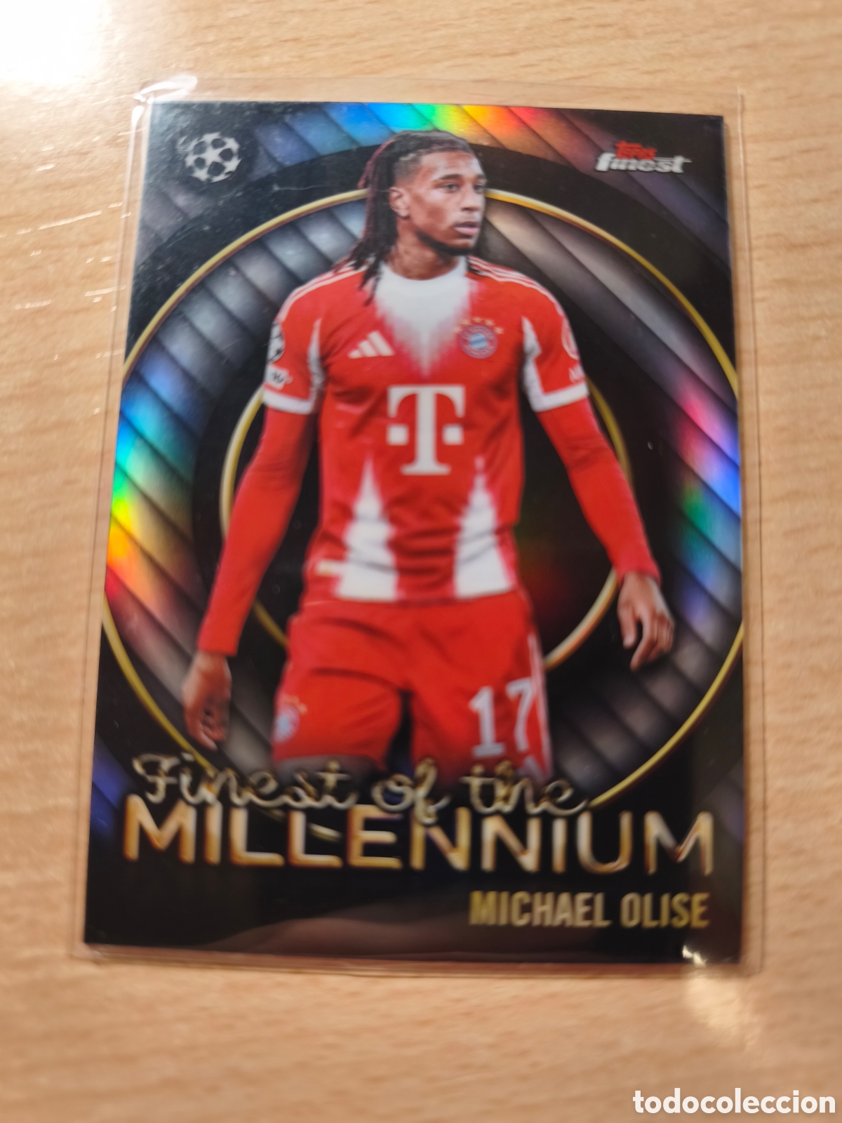 Cromos de f&uacute;tbol: MICHAEL OLISE BAYERN MUNICH FINEST OF THE MILLENIUM TOPPS 2025 2026 25 26