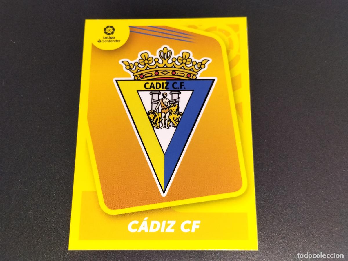 Cromos de Futebol: N&ordm; 1 ESCUDO LOGO CADIZ CROMOS LALIGA SANTANDER ESTE LIGA FUTBOL 2021 2022 21 22 PANINI
