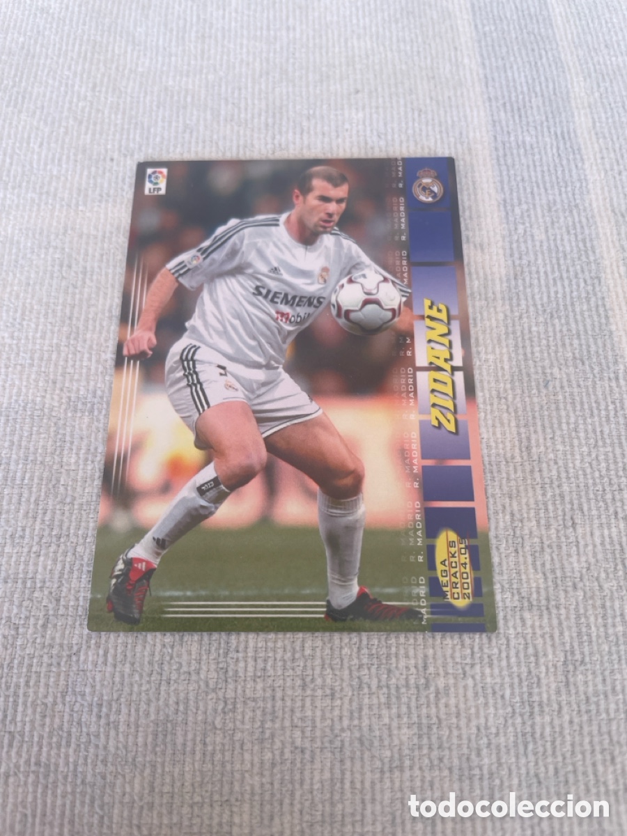 Cromos de Futebol: ZIDANE MEGA CRACKS 2004-05 Panini Sport 177 R. Madrid
