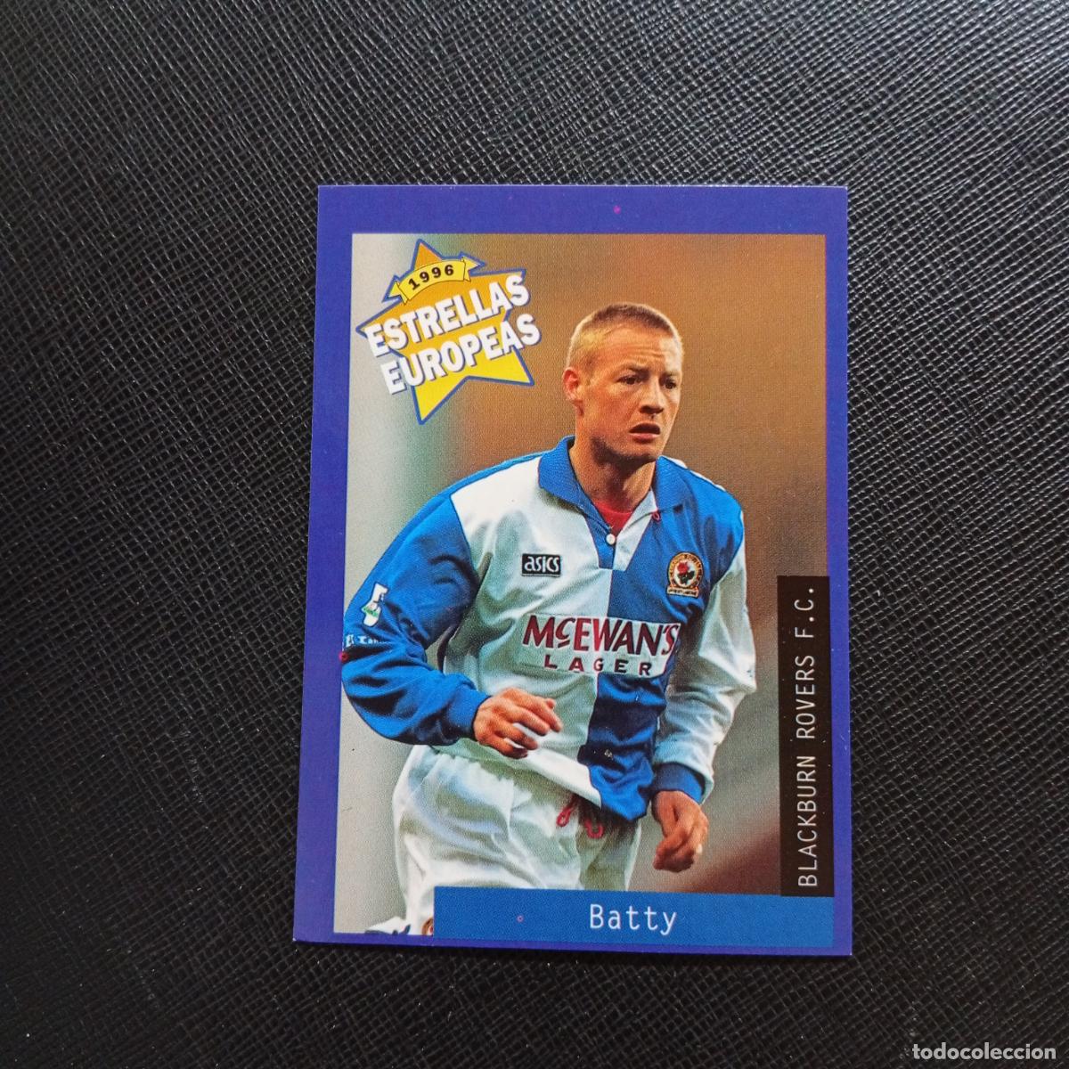 Cromos de Futebol: 38 BATTY BLACKBURN ROVERS PANINI ESTRELLAS EUROPEAS 1996 CROMO FUTBOL 96 - A33 PG46