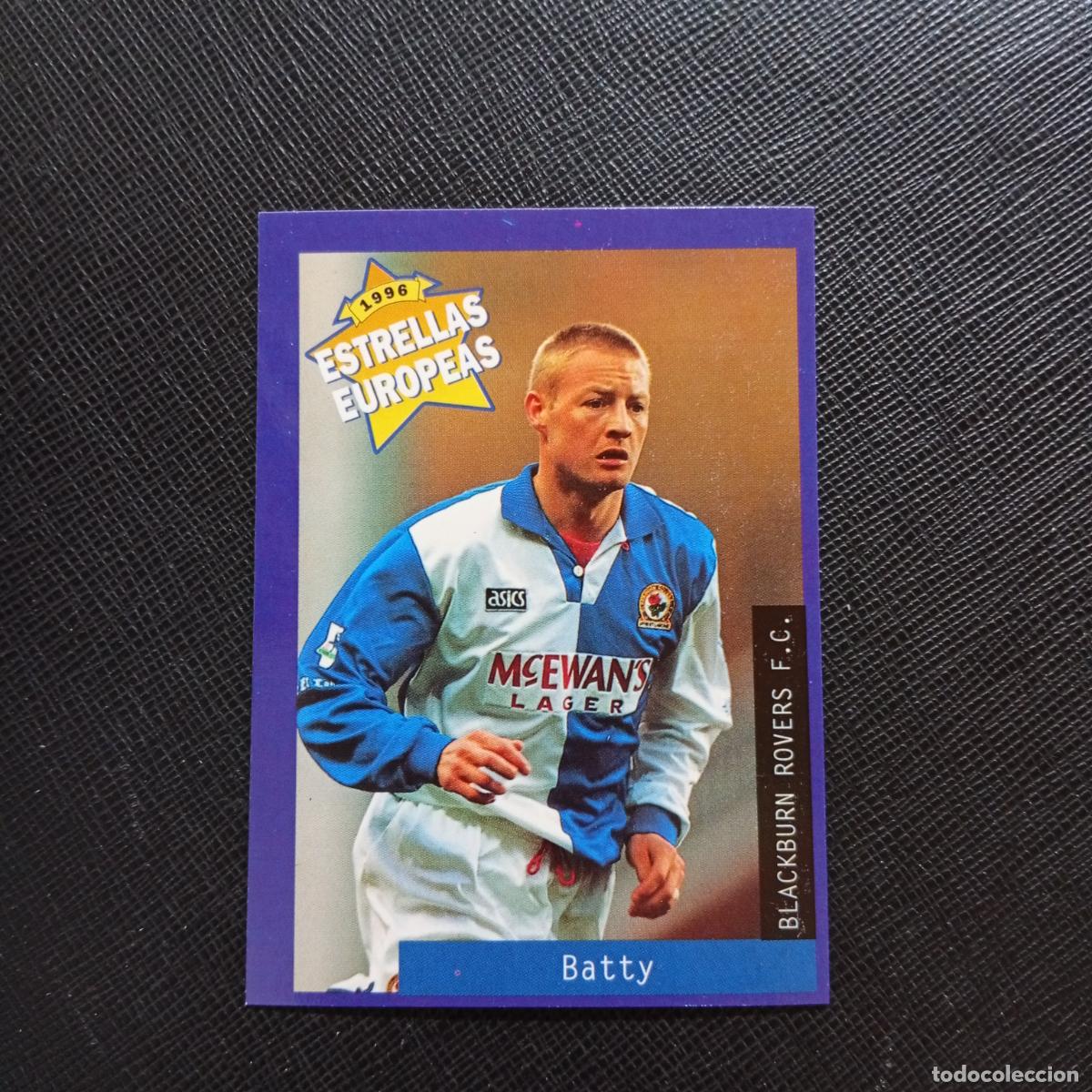 Cromos de Futebol: 38 BATTY BLACKBURN ROVERS PANINI ESTRELLAS EUROPEAS 1996 CROMO FUTBOL 96 - A33 PG47