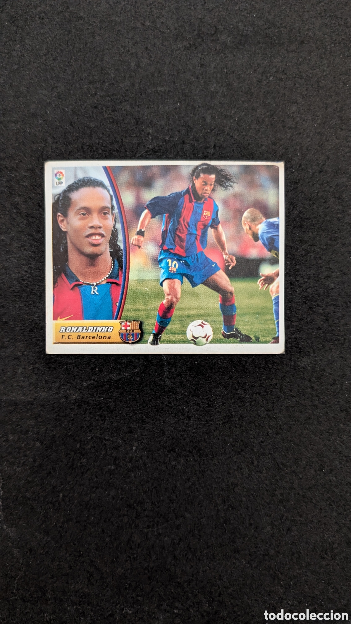 Football Stickers: RONALDINHO BARCELONA FICHAJE 10 VERSION LIGA ESTE 2003/04 03 04 RECORTADO