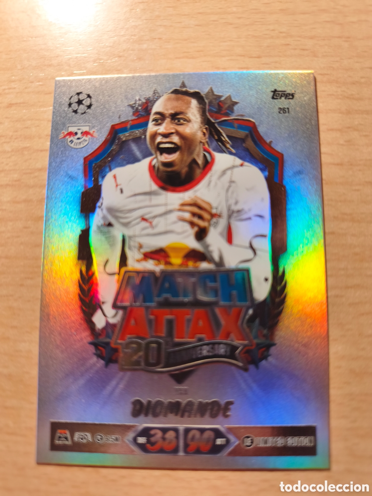Football Stickers: 264 YAN DIOMANDE LIMITED EDITION 20 ANIVERSARY RB LEIPZIG MATCH ATTAX 2026 2027 TOPPS 26 27