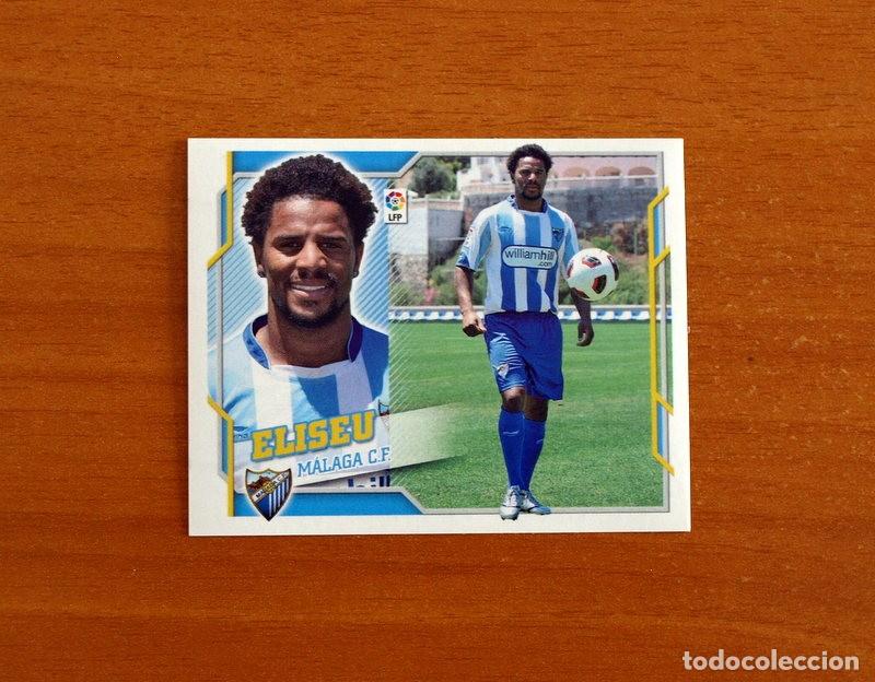 Cromos de f&uacute;tbol: M&aacute;laga - Eliseu N&ordm; 12 - Liga 2010-2011, 10-11 - Ediciones Este - Nunca pegado