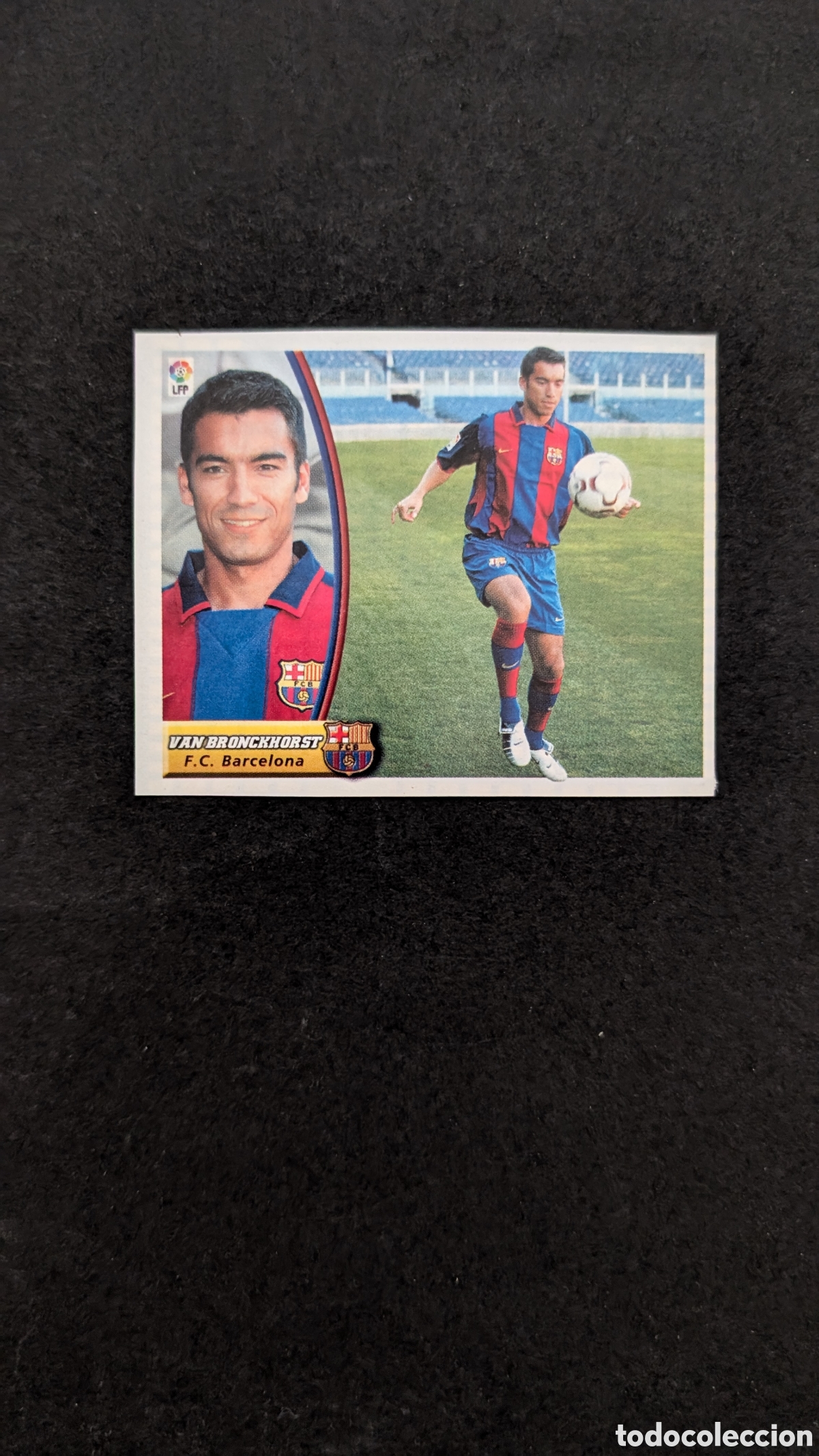 Cartes &agrave; collectionner de Football: VAN BRONCKHORST BARCELONA FICHAJE 37 LIGA ESTE 2003/04 03 04 RECORTADO