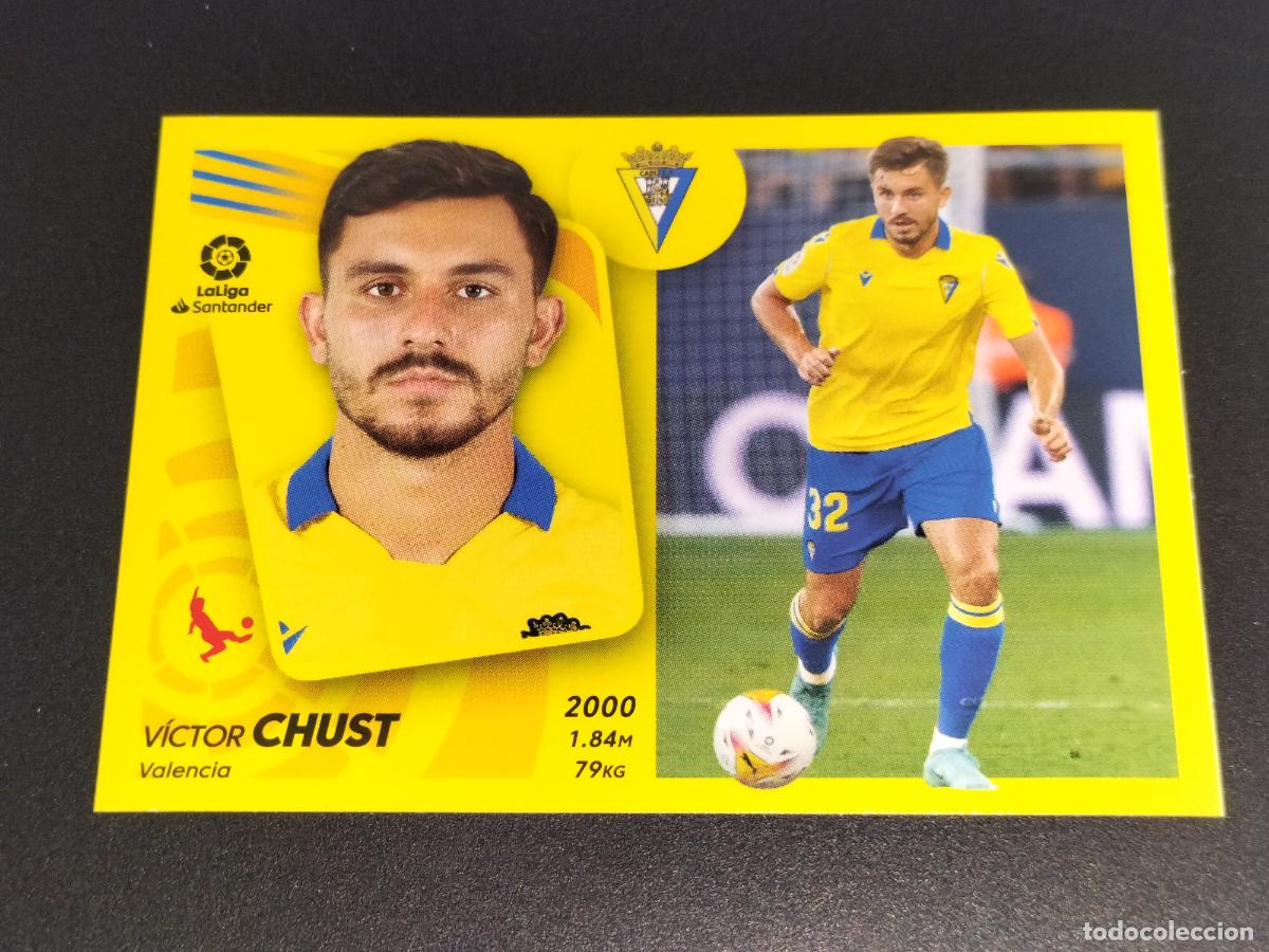 Cromos de f&uacute;tbol: N&ordm; 8 BIS COLOCA VICTOR CHUST CADIZ CROMOS LALIGA SANTANDER ESTE LIGA FUTBOL 2021 2022 21 22 PANINI