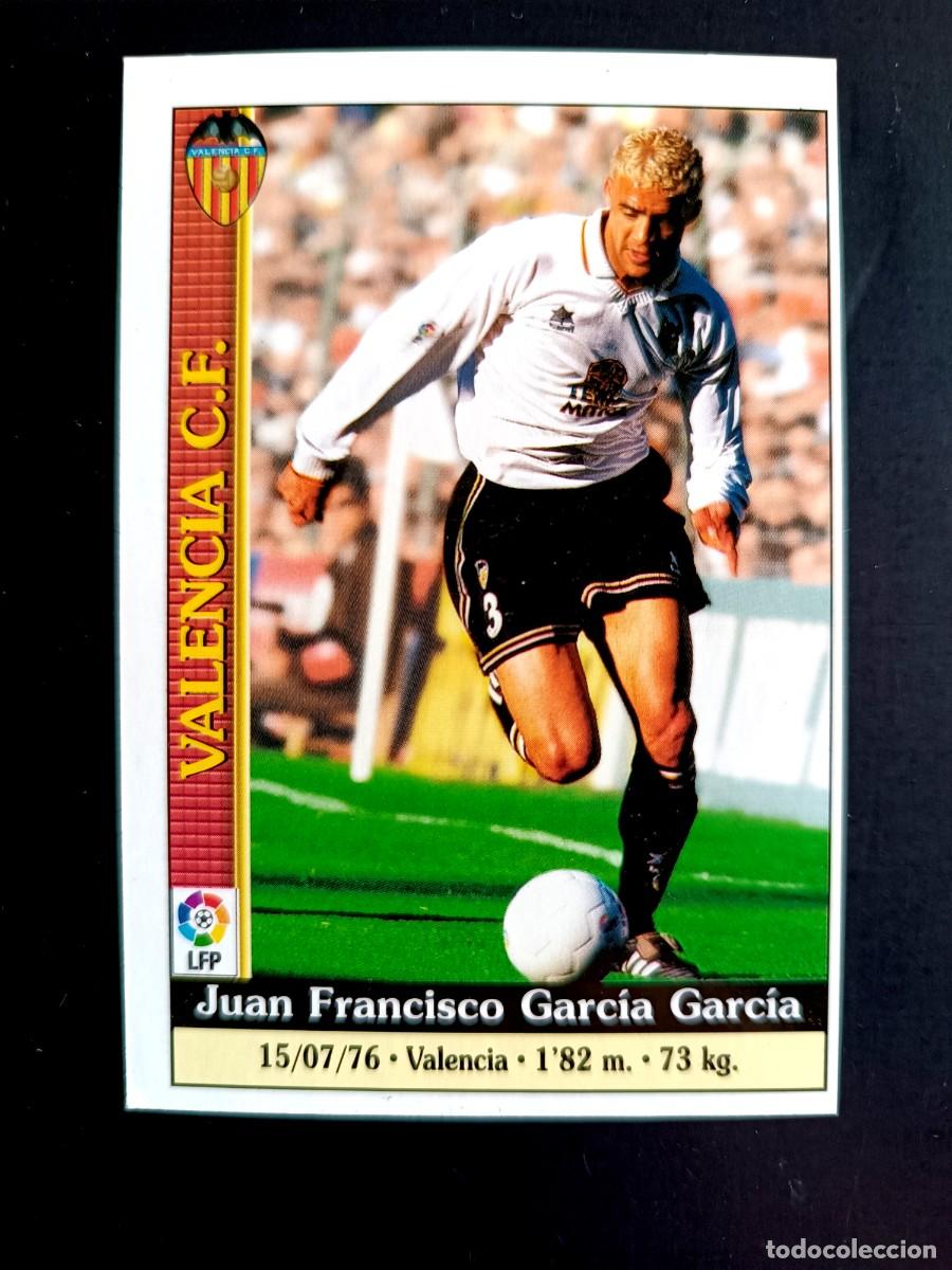 Cromos de f&uacute;tbol: 64 JUANFRA - VALENCIA C.F. - BAJA DE MUNDICROMO 2000