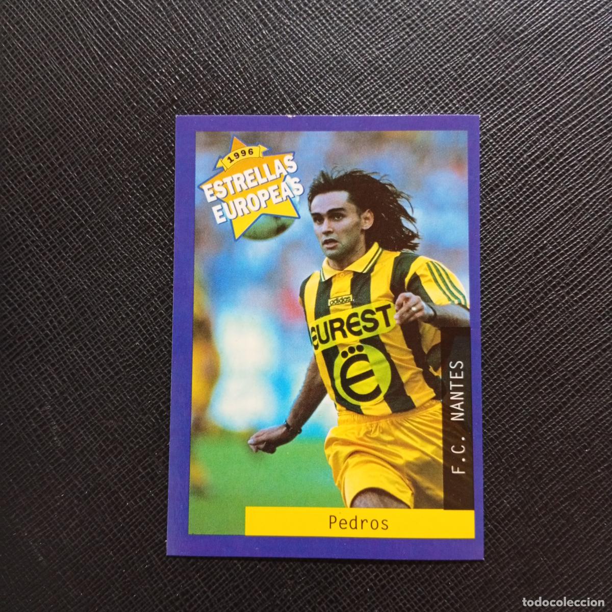 Football Stickers: 28 PEDROS NANTES PANINI ESTRELLAS EUROPEAS 1996 CROMO FUTBOL 96 - A33 PG47