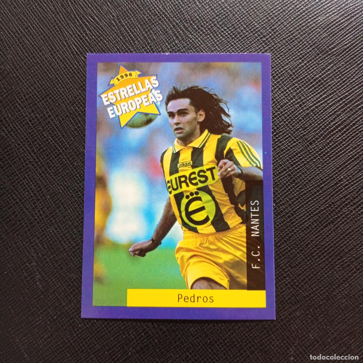 Football Stickers: 28 PEDROS NANTES PANINI ESTRELLAS EUROPEAS 1996 CROMO FUTBOL 96 - A33 PG49