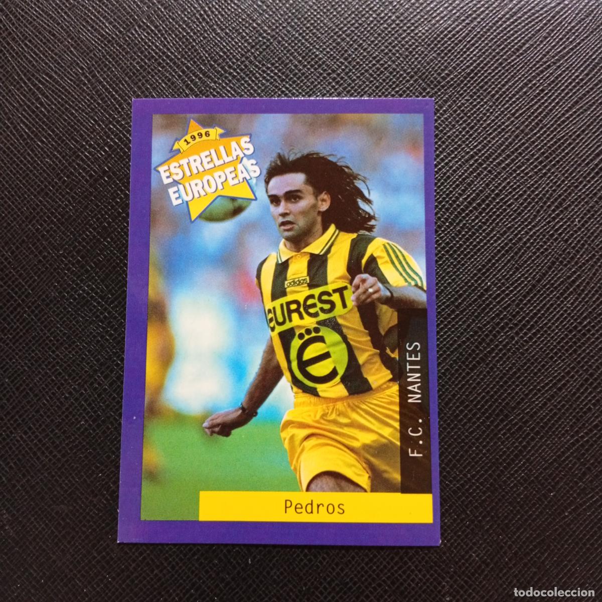 Figurine di Calcio: 28 PEDROS NANTES PANINI ESTRELLAS EUROPEAS 1996 CROMO FUTBOL 96 - A33 PG49 B