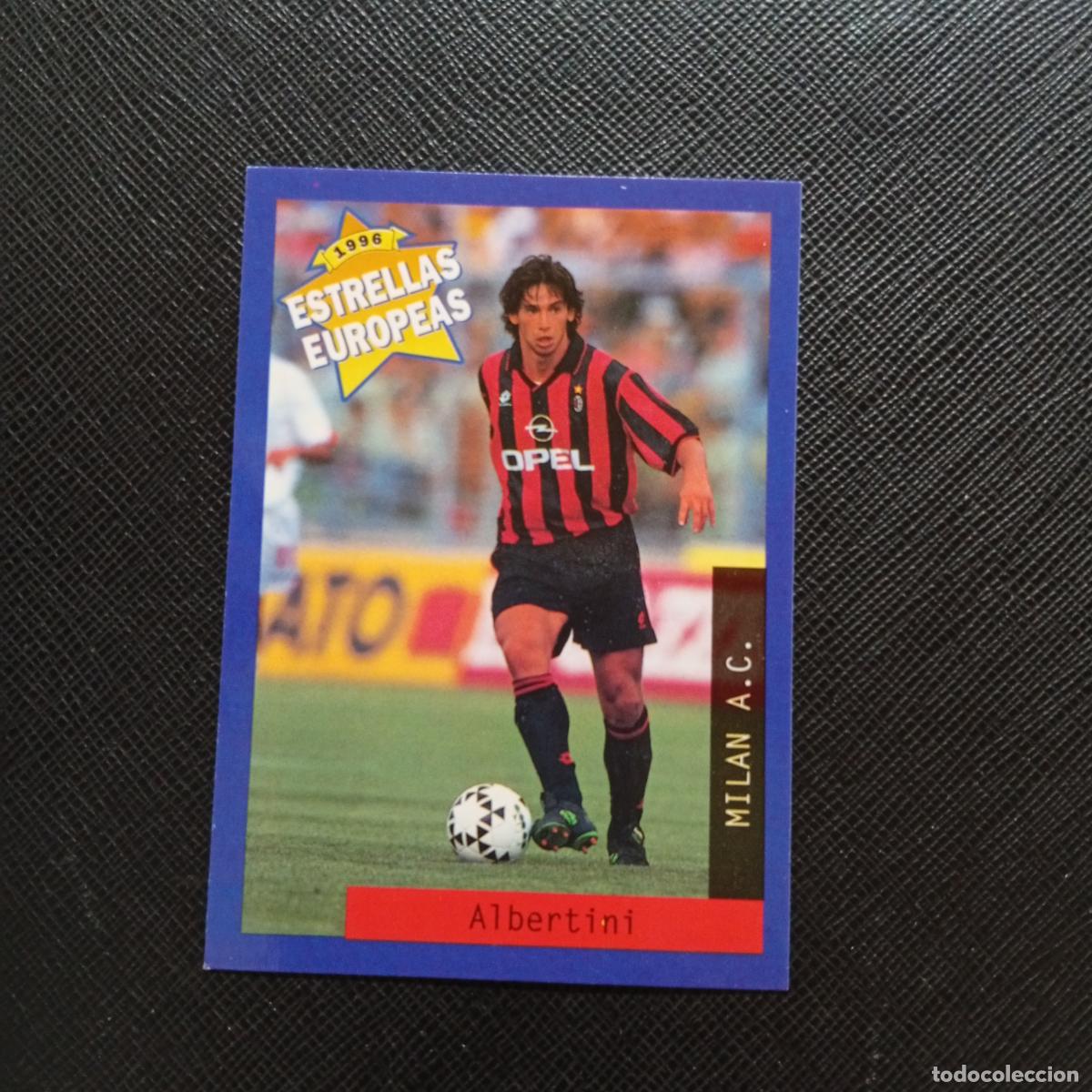 Cromos de f&uacute;tbol: 97 ALBERTINI MILAN PANINI ESTRELLAS EUROPEAS 1996 CROMO FUTBOL 96 - A33 PG49