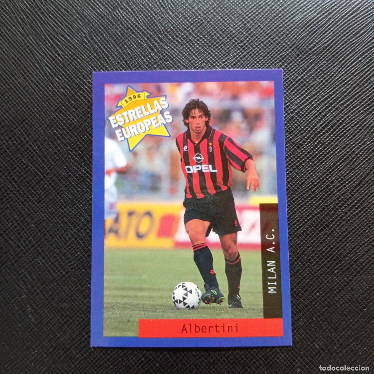 Cromos de f&uacute;tbol: 97 ALBERTINI MILAN PANINI ESTRELLAS EUROPEAS 1996 CROMO FUTBOL 96 - A33 PG49 B