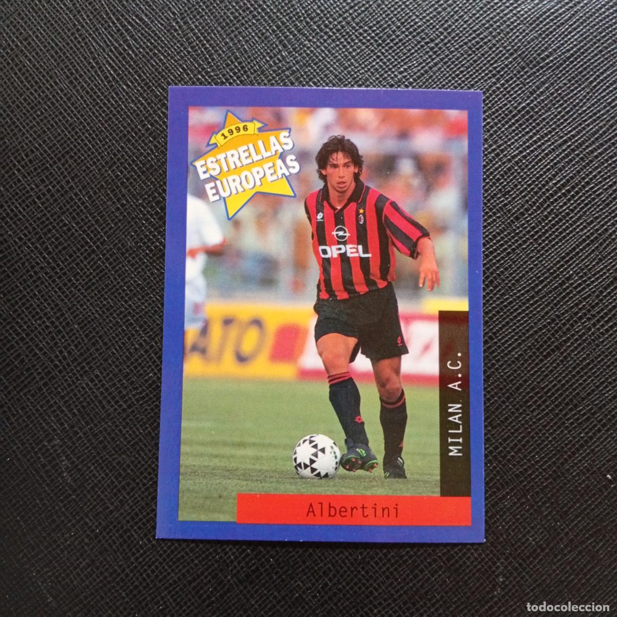 Cromos de f&uacute;tbol: 97 ALBERTINI MILAN PANINI ESTRELLAS EUROPEAS 1996 CROMO FUTBOL 96 - A33 PG50