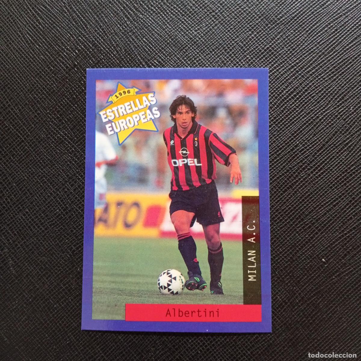 Cromos de f&uacute;tbol: 97 ALBERTINI MILAN PANINI ESTRELLAS EUROPEAS 1996 CROMO FUTBOL 96 - A33 PG50 B