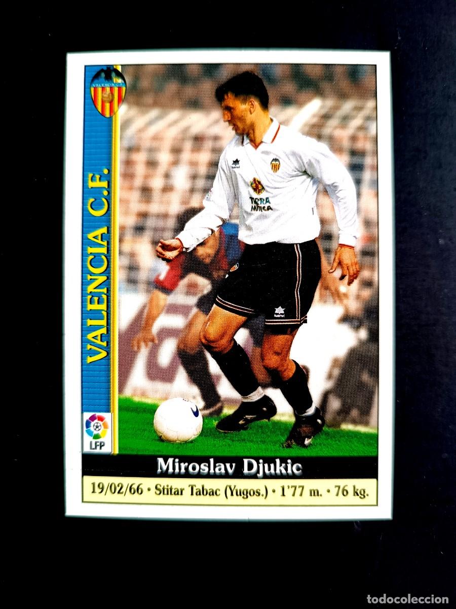 Cromos de f&uacute;tbol: 61 DJUKIC - VALENCIA C.F. - MUNDICROMO 2000
