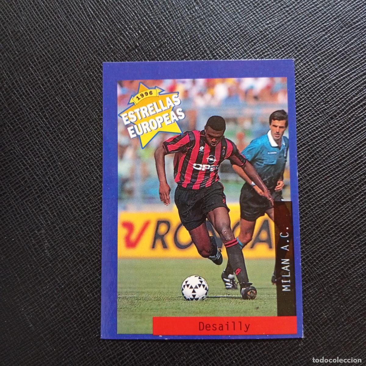 Cromos de f&uacute;tbol: 96 DESAILLY MILAN PANINI ESTRELLAS EUROPEAS 1996 CROMO FUTBOL 96 - A33 PG51