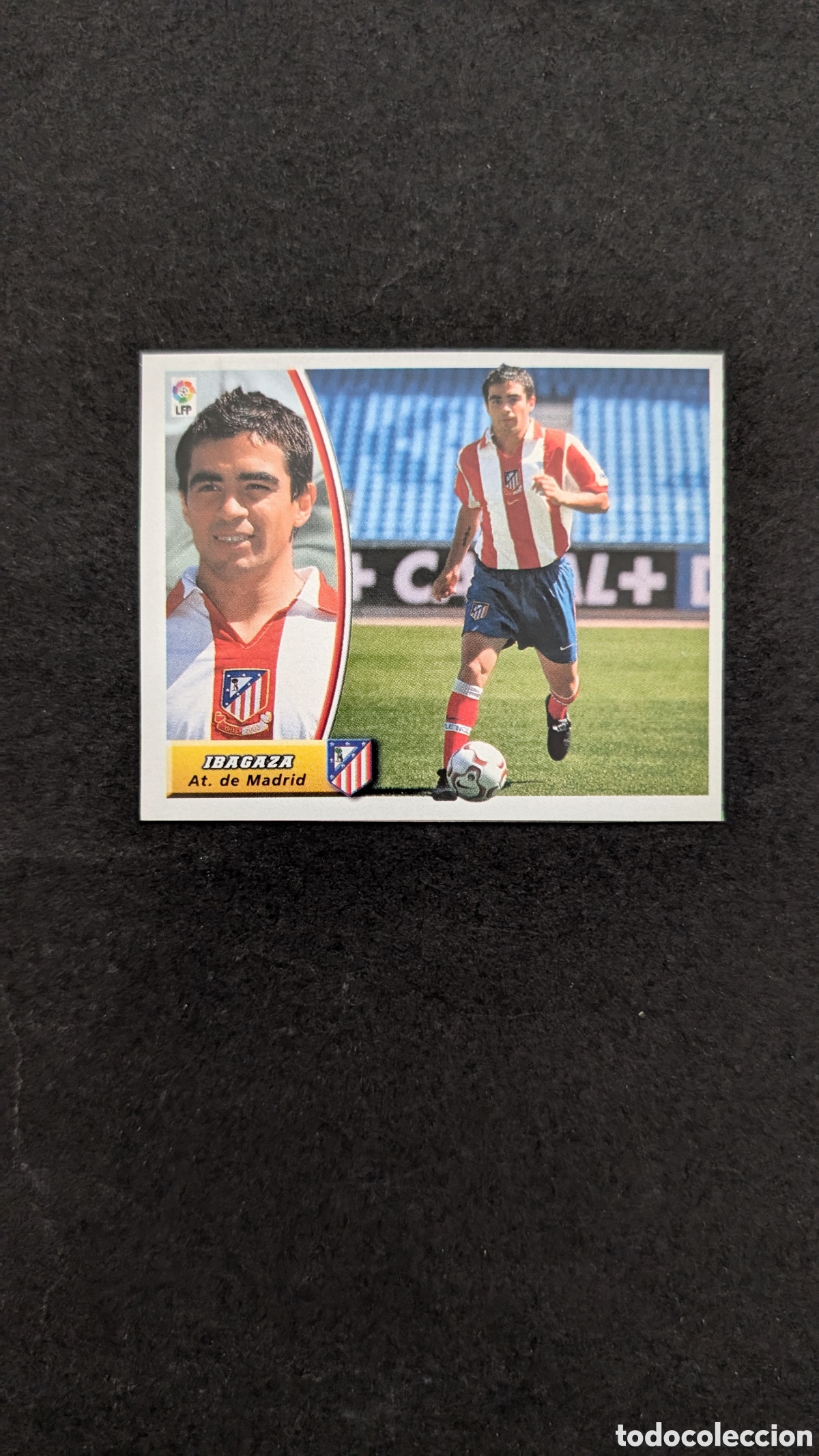 Cromos de f&uacute;tbol: IBAGAZA ATLETICO MADRID FICHAJE 42 LIGA ESTE 2003/04 03 04 RECORTADO