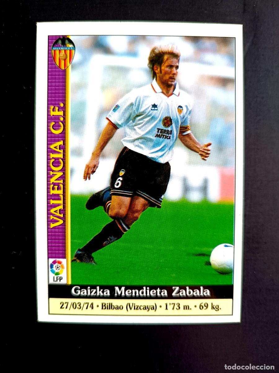 Cromos de f&uacute;tbol: 66 MENDIETA - VALENCIA C.F. - MUNDICROMO 2000