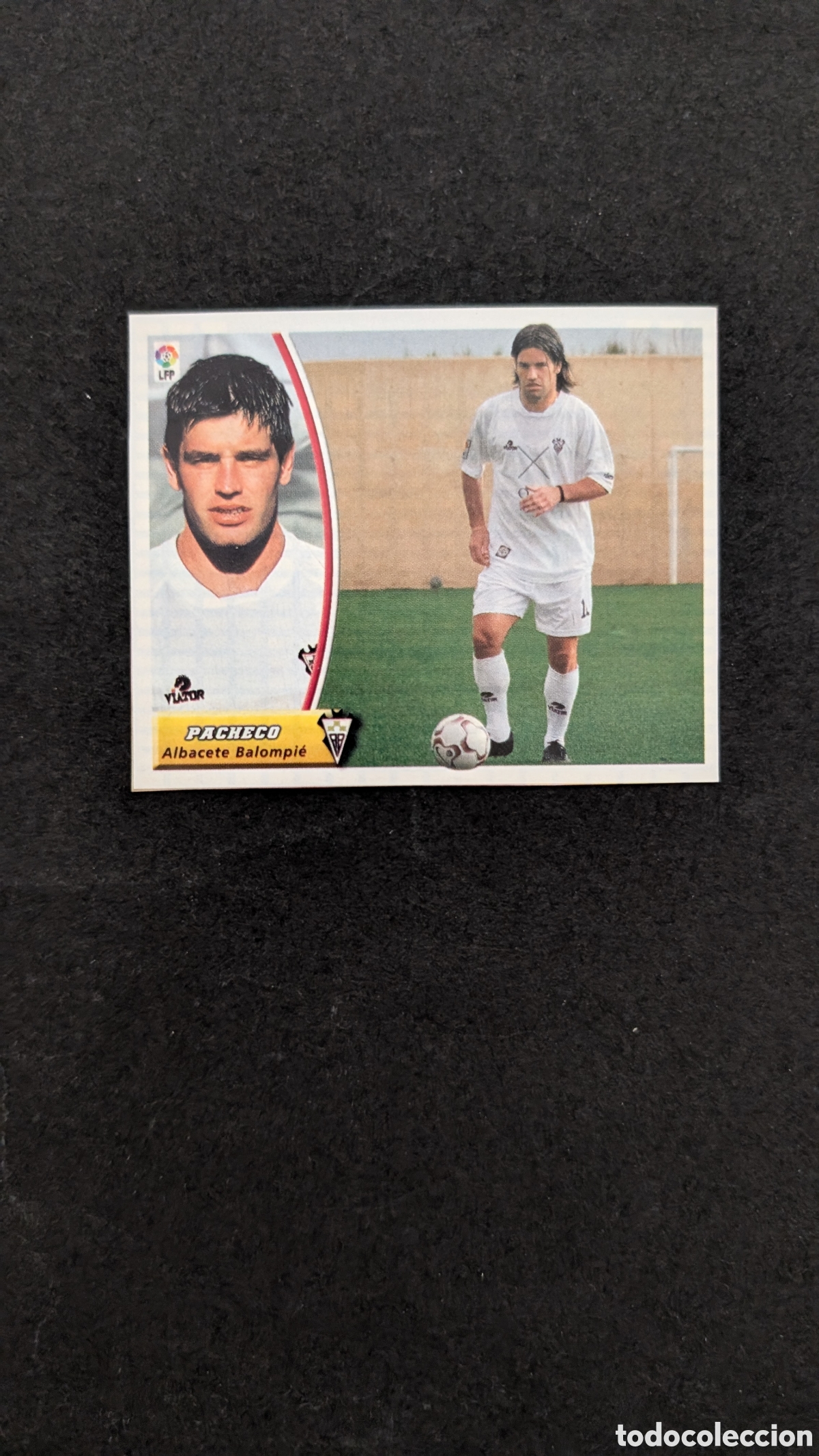 Cromos de f&uacute;tbol: PACHECO ALBACETE FICHAJE 43 LIGA ESTE 2003/04 03 04 RECORTADO
