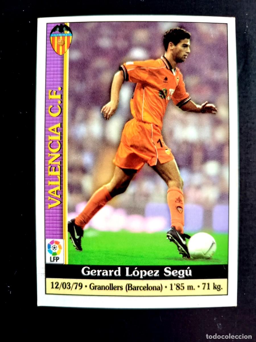 Cromos de f&uacute;tbol: 556 GERARD - &Uacute;LTIMA HORA III - VALENCIA C.F. - MUNDICROMO 2000