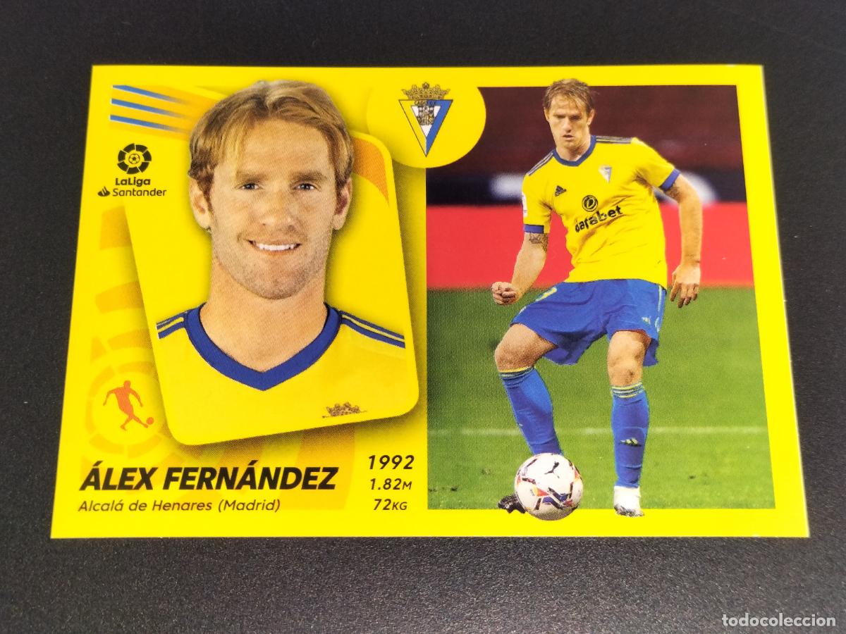 Cromos de f&uacute;tbol: N&ordm; 14 ALEX FERNANDEZ CADIZ CROMOS LALIGA SANTANDER ESTE LIGA FUTBOL 2021 2022 21 22 PANINI