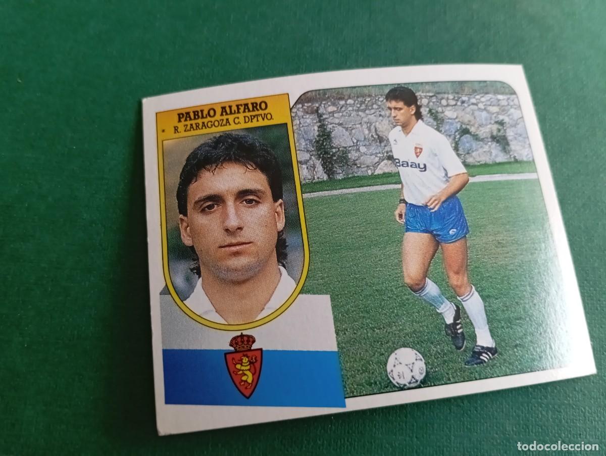 Cromos de f&uacute;tbol: Liga Este 1991 1992 91 92 REAL ZARAGOZA PABLO ALFARO NUNCA PEGADO