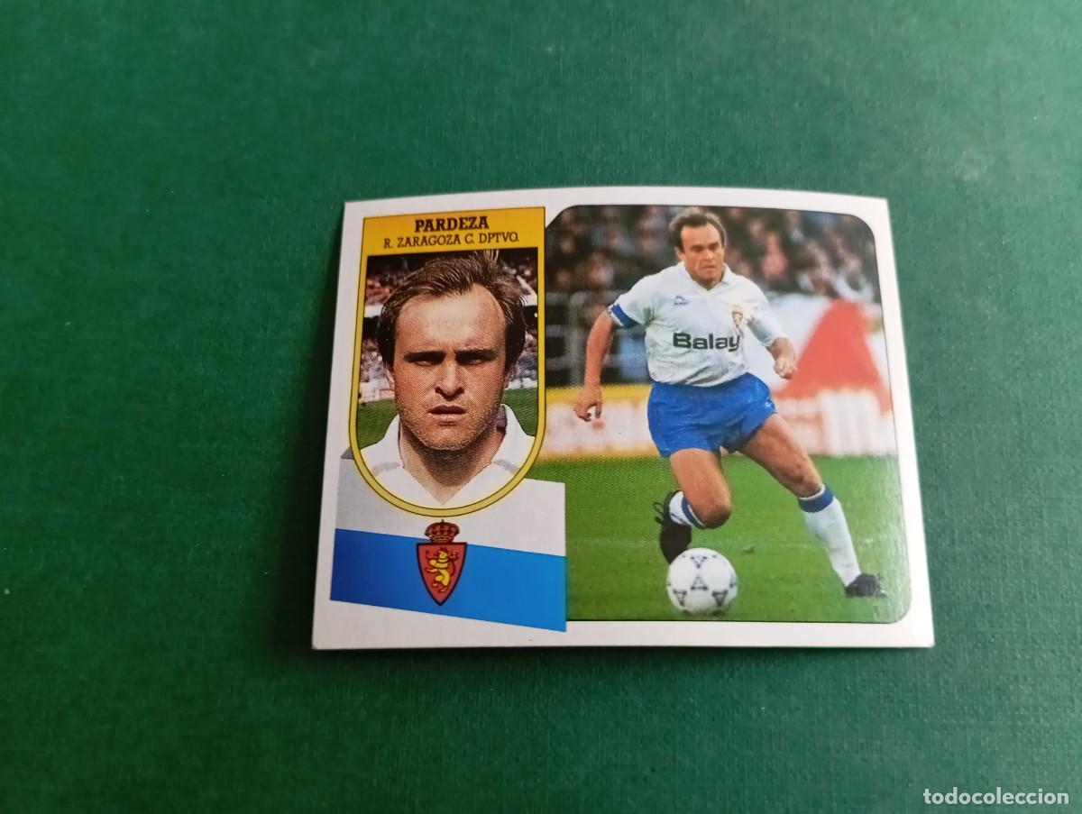 Cromos de f&uacute;tbol: Liga Este 1991 1992 91 92 REAL ZARAGOZA PARDEZA NUNCA PEGADO