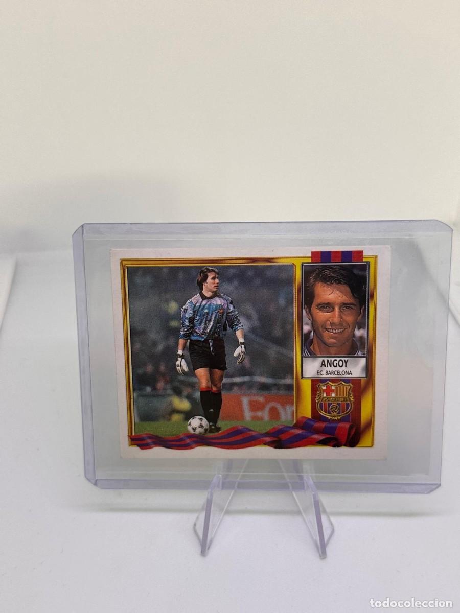 Cromos de f&uacute;tbol: Angoy FC Barcelona Coloca Liga Este 95 96 1995 1996 Sin pegar