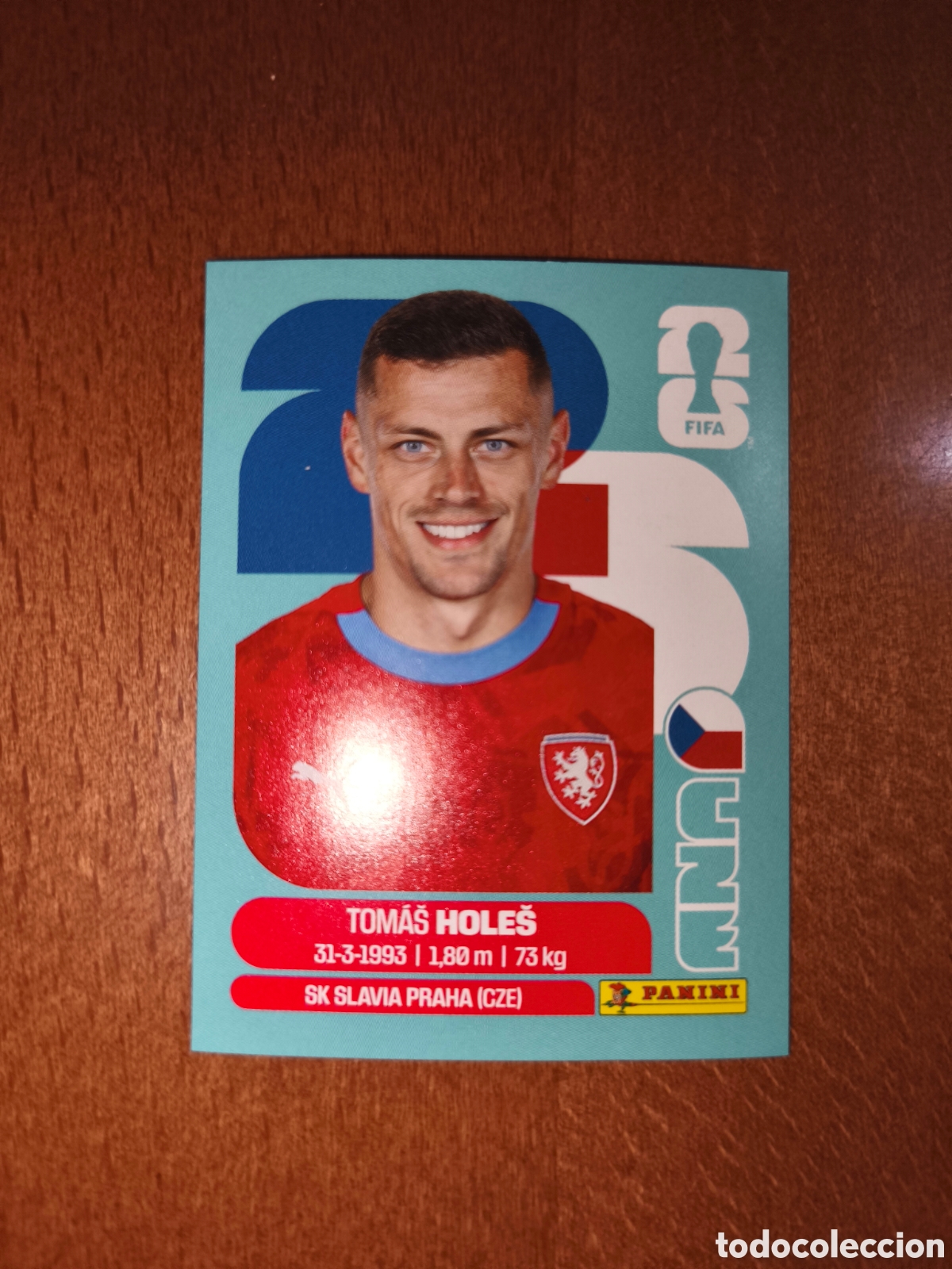 Cromos de f&uacute;tbol: CZE7 Tomas Holes CZE 7 Rep&uacute;blica Checa