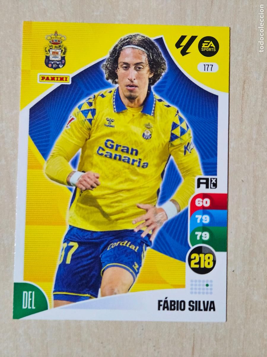 Cromos de f&uacute;tbol: FICHA N&ordm; 177 FABIO SILVA - ADRENALYN 24 25 - PANINI 2024 - 25 - CROMO - LAS PALMAS