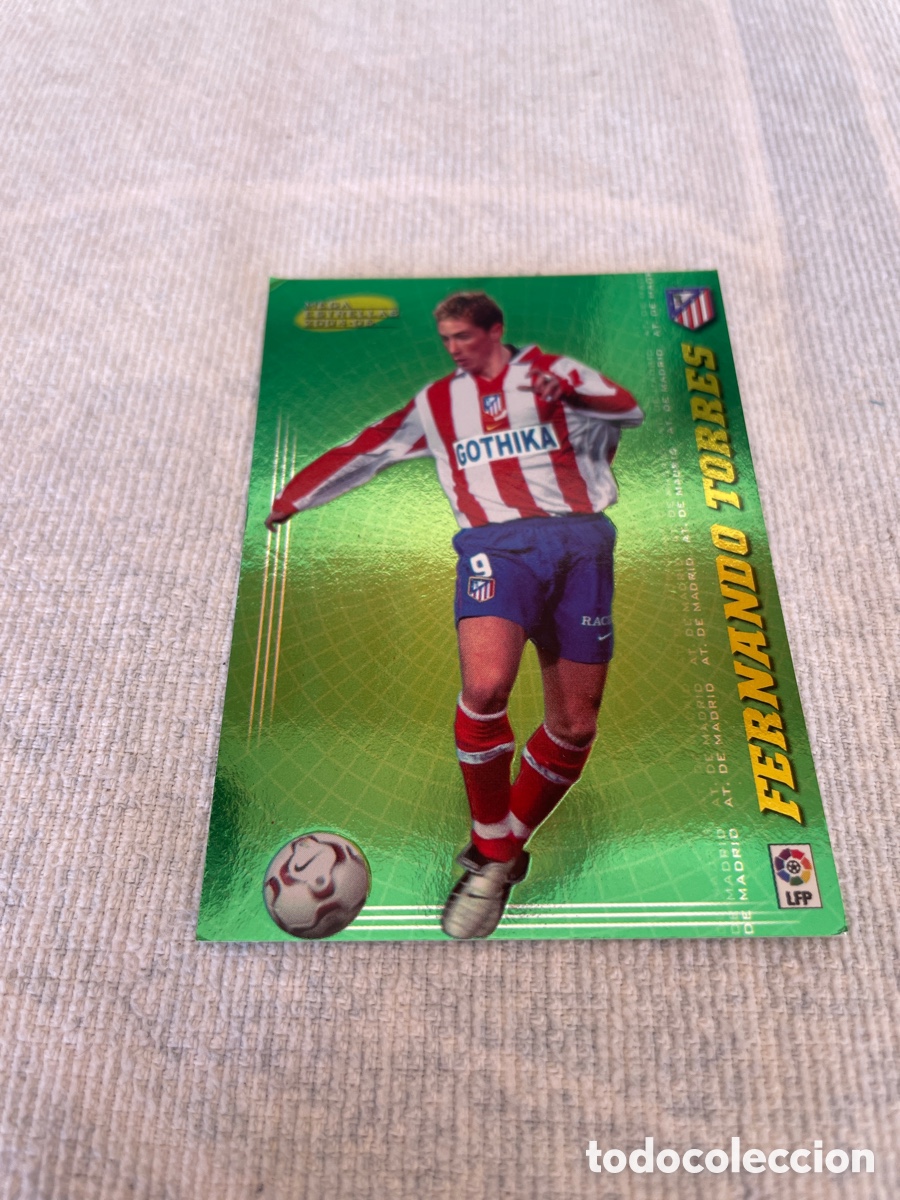 Cromos de f&uacute;tbol: FERNANDO TORRES MEGA ESTRELLAS 2004-05 Panini Sports 392 AT. De Madrid