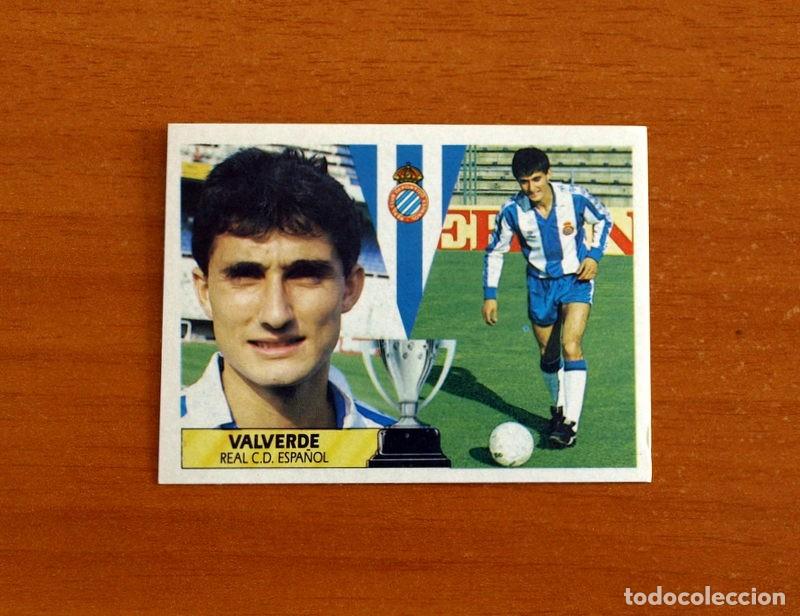Cromos de f&uacute;tbol: R.C.D. Espa&ntilde;ol-Espanyol - Valverde - Ediciones Este Liga 1987-1988, 87-88 - Cromo Nunca pegado