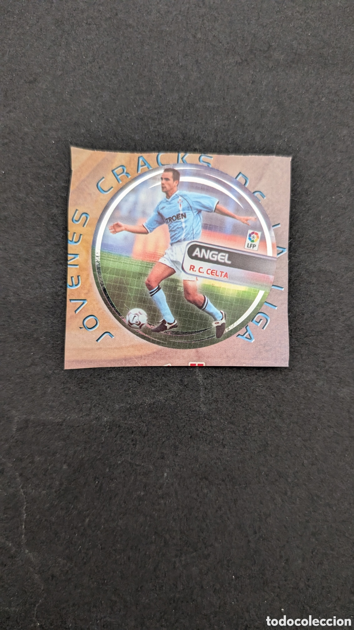 Cromos de f&uacute;tbol: ANGEL CELTA JOVENES CRACKS NUTELLA LIGA ESTE 2003/04 03 04 RECORTADO