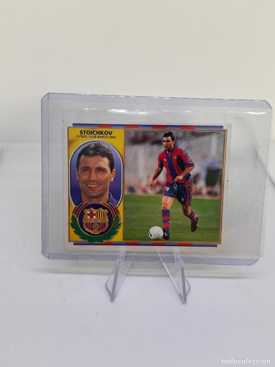 Cromos de f&uacute;tbol: Stoichkov FC Barcelona Fichajes N&ordm;14 Liga Este 96 97 1996 1997 sin pegar