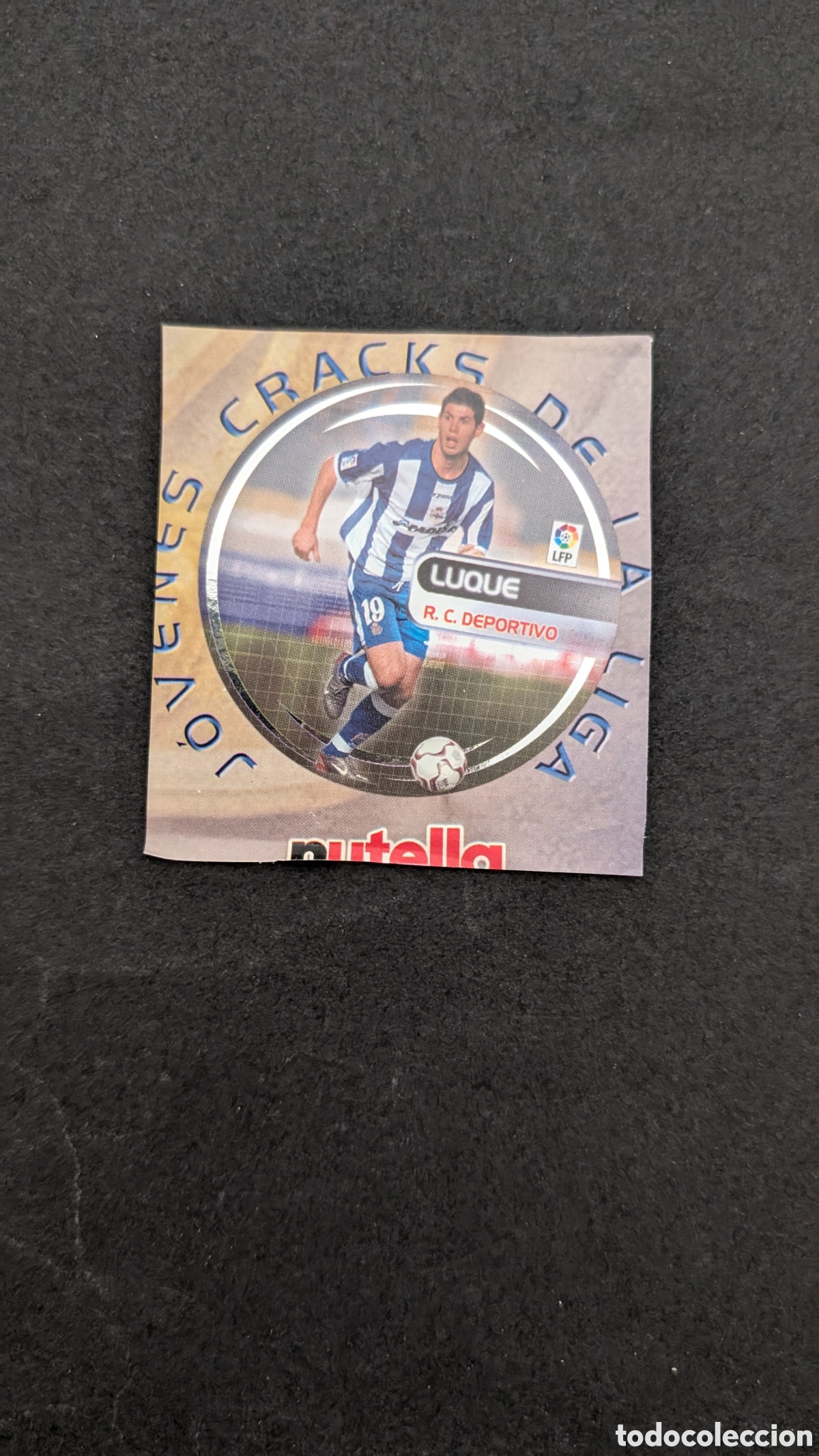 Cromos de f&uacute;tbol: LUQUE DEPORTIVO JOVENES CRACKS NUTELLA LIGA ESTE 2003/04 03 04 RECORTADO