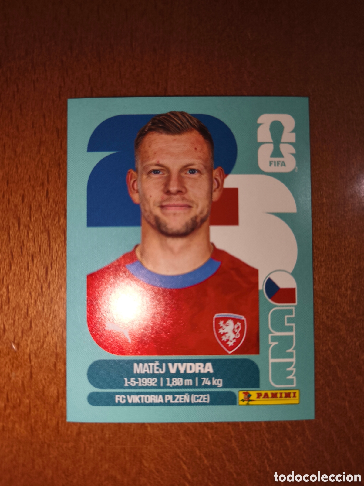Cromos de f&uacute;tbol: CZE15 Matej Vydra CZE 15 Fifa World Cup 2026 Rep&uacute;blica Checa