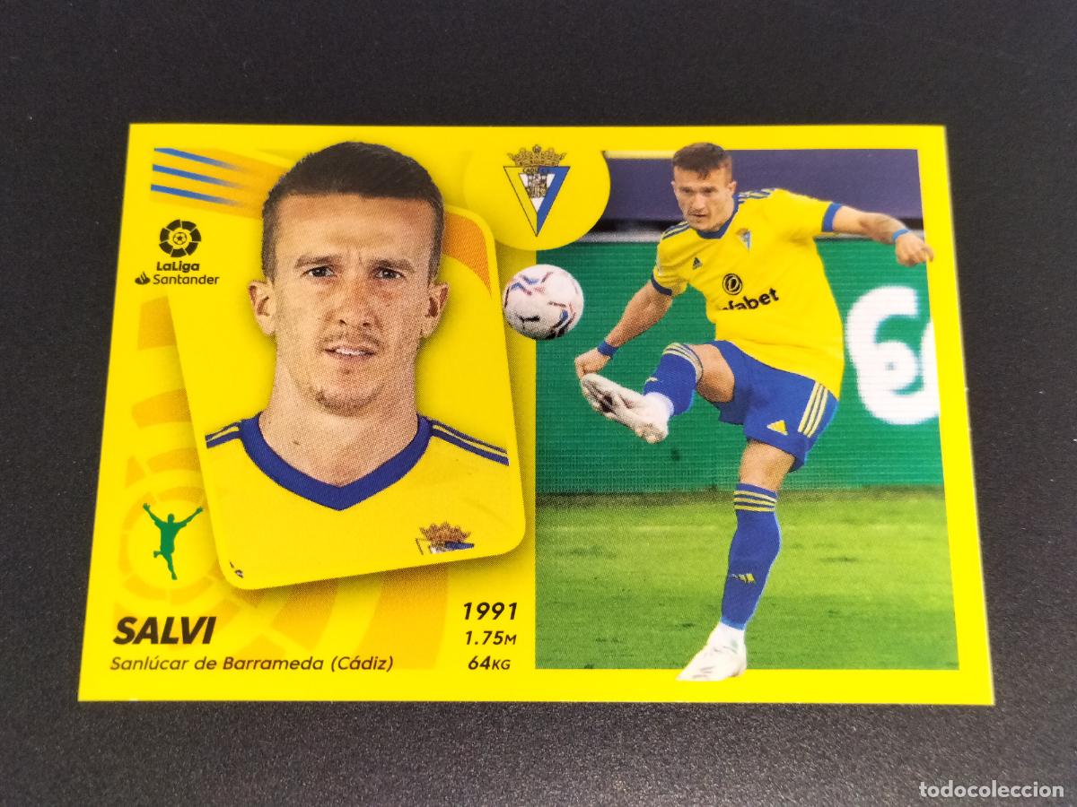 Cromos de f&uacute;tbol: N&ordm; 18 SALVI CADIZ CROMOS LALIGA SANTANDER ESTE LIGA FUTBOL 2021 2022 21 22 PANINI